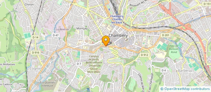 localisation de l'entreprise MONSIEUR ROMAIN TELLO  CHAMBERY