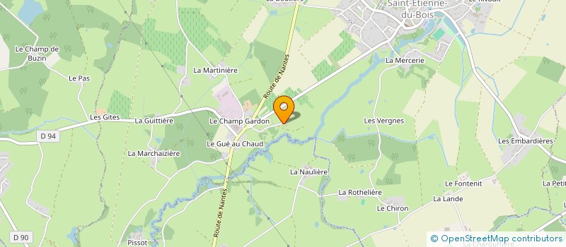 localisation de l'entreprise MONSIEUR ROMAIN TENAILLEAU  SAINT-ETIENNE-DU-BOIS