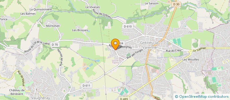 localisation de l'entreprise MONSIEUR ROMAIN TENET  GREZIEU-LA-VARENNE