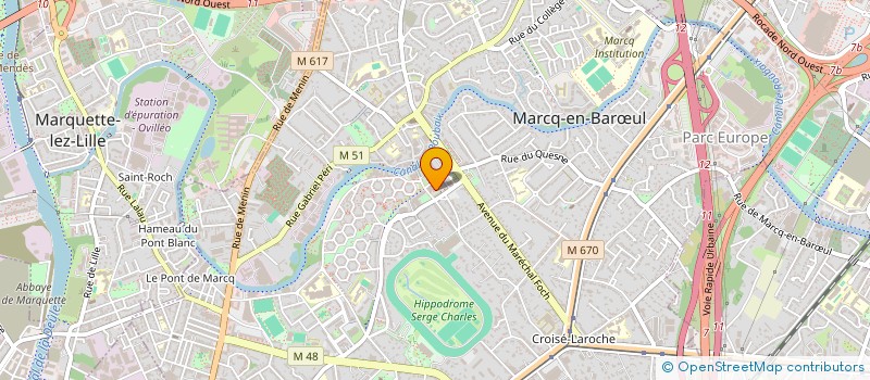 localisation de l'entreprise MONSIEUR ROMAIN TERRAS  MARCQ-EN-BARUL