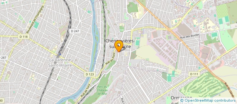 localisation de l'entreprise MONSIEUR ROMAIN TERRISSE à CHENNEVIERES-SUR-MARNE