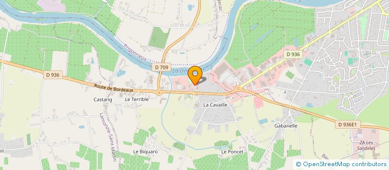 localisation de l'entreprise MONSIEUR ROMAIN TEULET  SAINT-LAURENT-DES-VIGNES