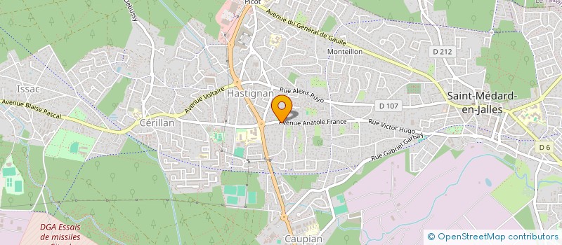 localisation de l'entreprise MONSIEUR ROMAIN TEYSSIER  SAINT-MEDARD-EN-JALLES