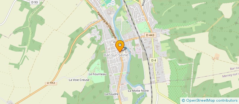 localisation de l'entreprise MONSIEUR ROMAIN THARRADIN  BAR-SUR-SEINE