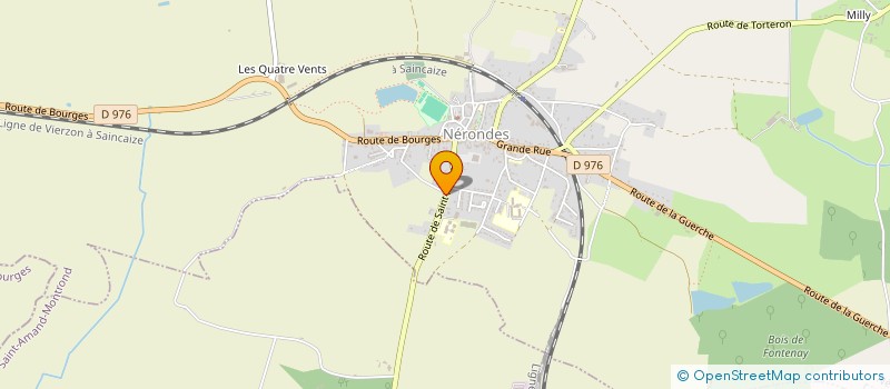 localisation de l'entreprise MONSIEUR ROMAIN THEBAULT à NERONDES
