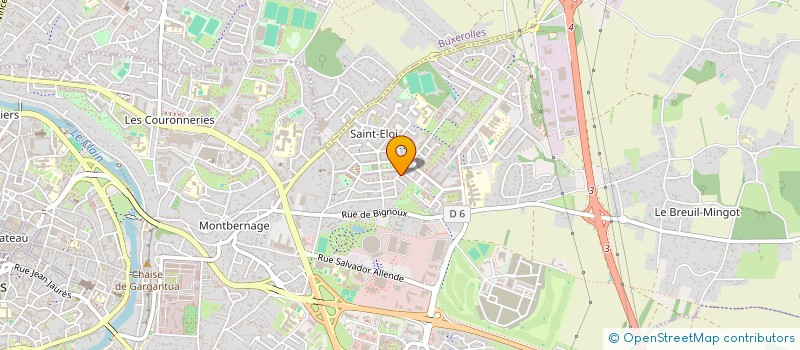 localisation de l'entreprise MONSIEUR ROMAIN THEBEAUD  POITIERS