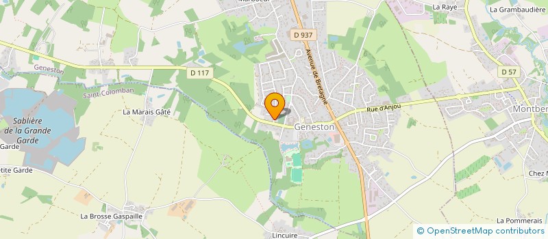 localisation de l'entreprise MONSIEUR ROMAIN THERY  GENESTON