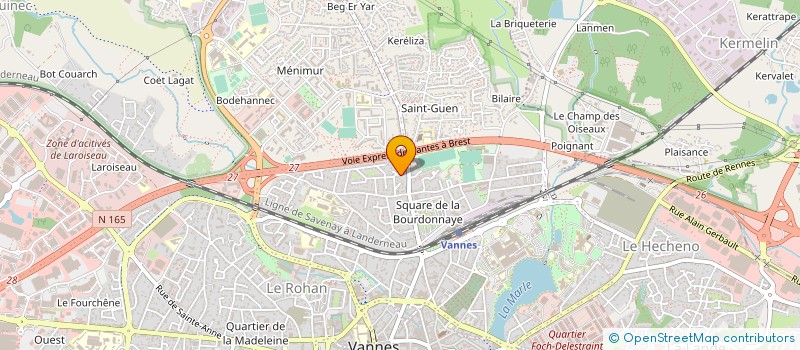 localisation de l'entreprise MONSIEUR ROMAIN THEVENOT à VANNES