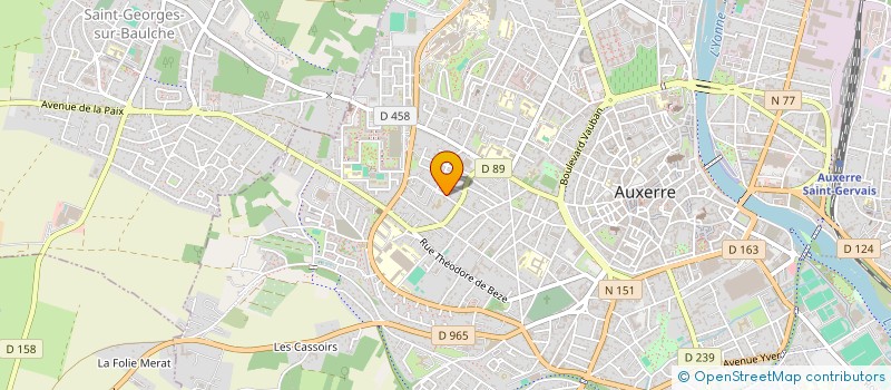 localisation de l'entreprise MONSIEUR ROMAIN THIESSON  VAROIS-ET-CHAIGNOT