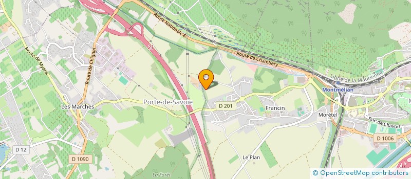 localisation de l'entreprise MONSIEUR ROMAIN THIRI  PORTE-DE-SAVOIE