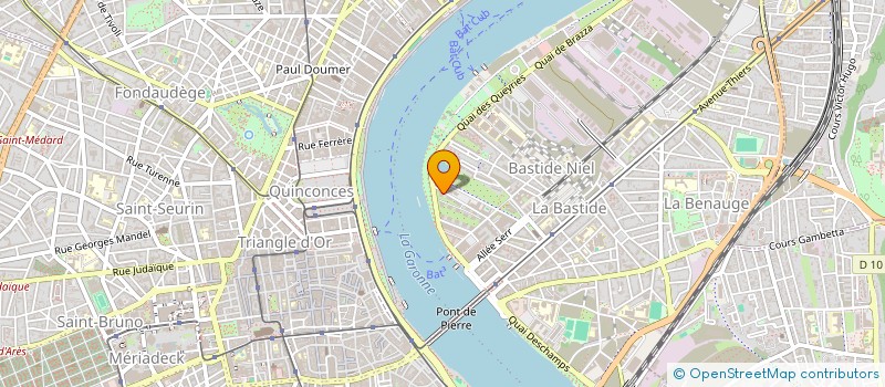 localisation de l'entreprise MONSIEUR ROMAIN THIRIAU  BORDEAUX