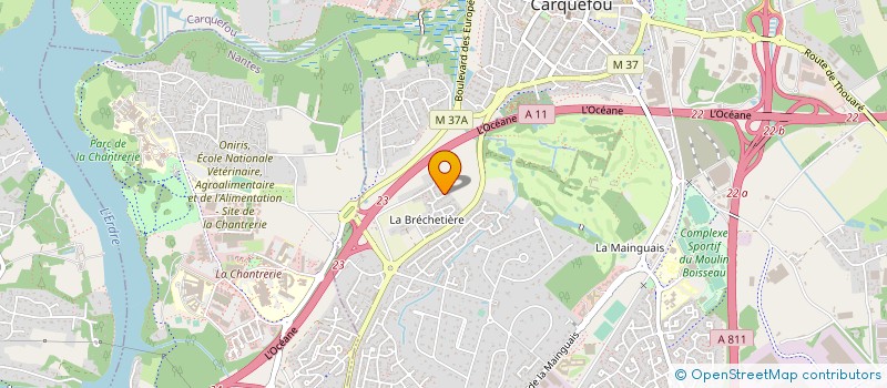 localisation de l'entreprise MONSIEUR ROMAIN THOMAS à CARQUEFOU