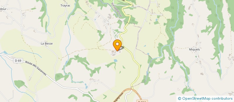 localisation de l'entreprise MONSIEUR ROMAIN THOMAS  LE BAS SEGALA