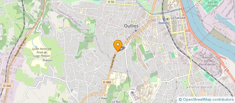 localisation de l'entreprise MONSIEUR ROMAIN THOMAS  OULLINS-PIERRE-BENITE