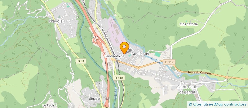 localisation de l'entreprise MONSIEUR ROMAIN TIERCIN à SAINT-PAUL-DE-JARRAT