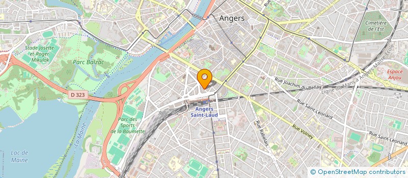 localisation de l'entreprise MONSIEUR ROMAIN TIJOU à ANGERS