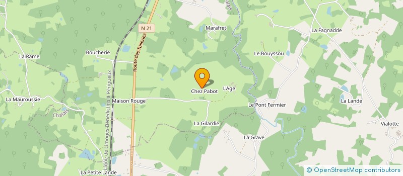 localisation de l'entreprise MONSIEUR ROMAIN TIRVERT à CHALAIS