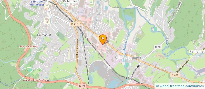 localisation de l'entreprise MONSIEUR ROMAIN TISSERAND  SAINTE-MARGUERITE