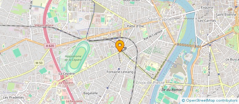 localisation de l'entreprise MONSIEUR ROMAIN TOLOS  TOULOUSE