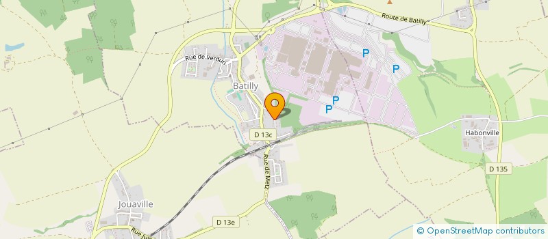 localisation de l'entreprise MONSIEUR ROMAIN TOMASI  BATILLY