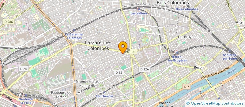localisation de l'entreprise MONSIEUR ROMAIN TOUITOU à LA GARENNE-COLOMBES