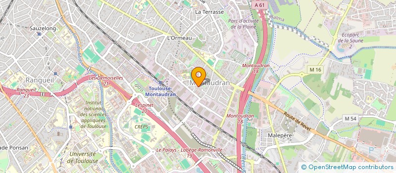 localisation de l'entreprise MONSIEUR ROMAIN TOUMIT  TOULOUSE