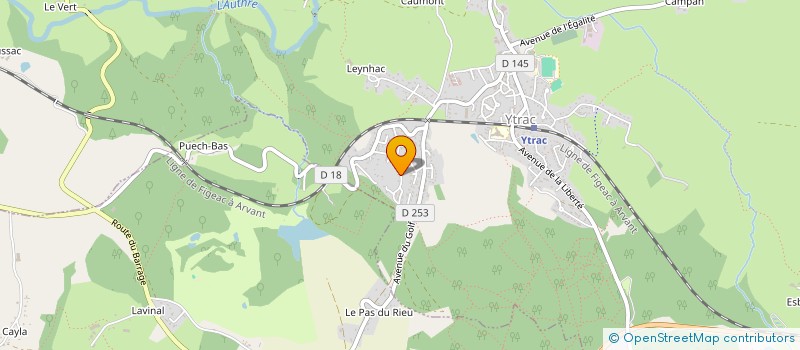 localisation de l'entreprise MONSIEUR ROMAIN TOURLAND à YTRAC