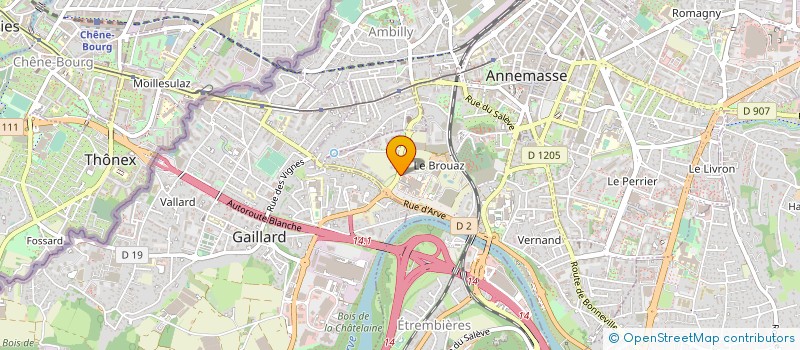 localisation de l'entreprise MONSIEUR ROMAIN TOURNIAIRE à ANNEMASSE