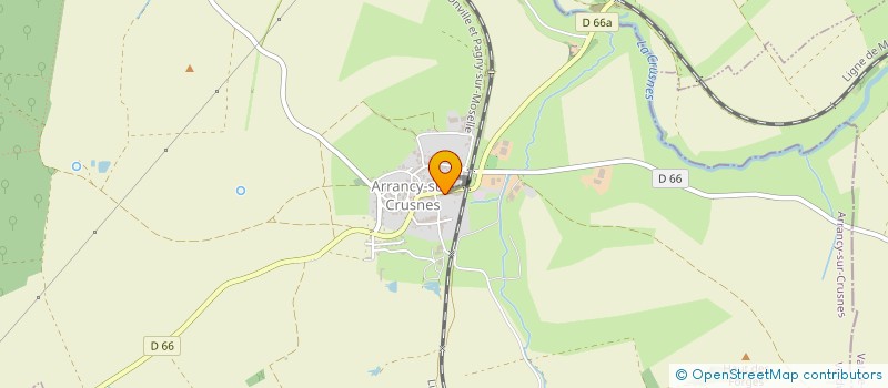 localisation de l'entreprise MONSIEUR ROMAIN TOUSSAINT à ARRANCY-SUR-CRUSNES