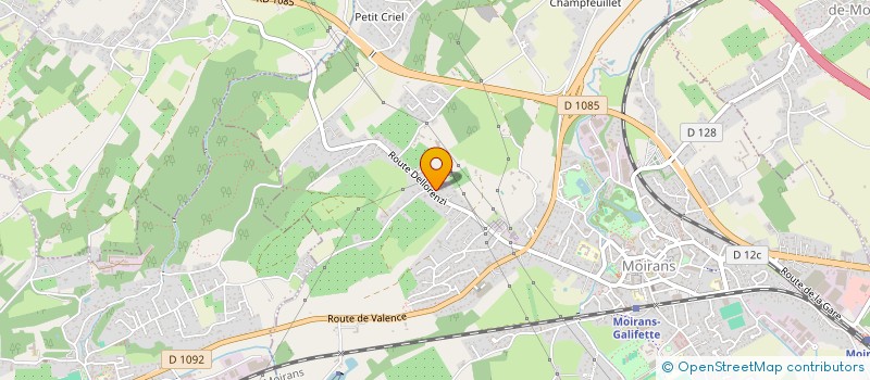 localisation de l'entreprise MONSIEUR ROMAIN TOYE  MOIRANS