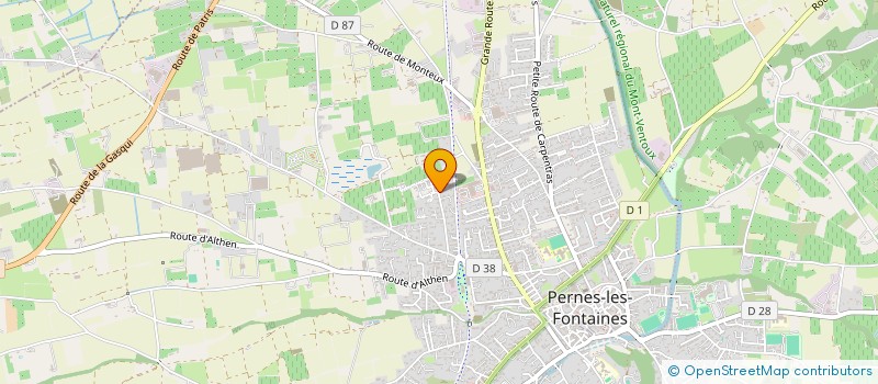 localisation de l'entreprise MONSIEUR ROMAIN TRANIELLO  PERNES-LES-FONTAINES