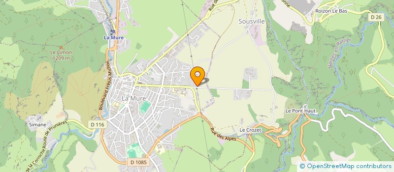 localisation de l'entreprise MONSIEUR ROMAIN TRAPANI  LA MURE