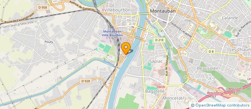 localisation de l'entreprise MONSIEUR ROMAIN TREILHOU  MONTAUBAN
