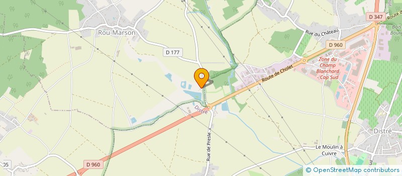 localisation de l'entreprise MONSIEUR ROMAIN TREMEL  DISTRE