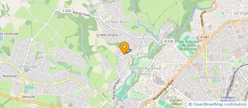localisation de l'entreprise MONSIEUR ROMAIN TRIHAN à LIMOGES