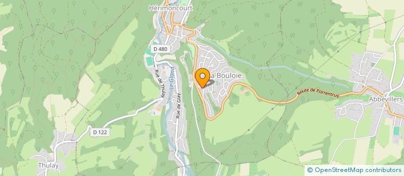 localisation de l'entreprise MONSIEUR ROMAIN TROMBETTA  AUDINCOURT