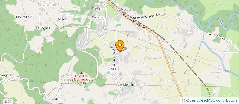 localisation de l'entreprise MONSIEUR ROMAIN TRUCHAN  MARCOUX