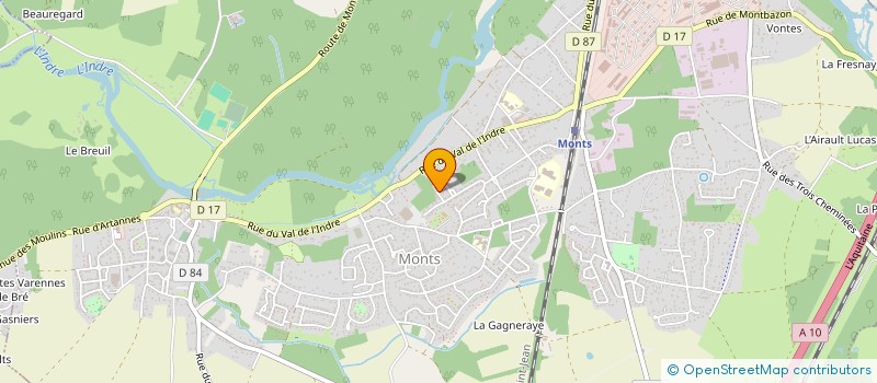 localisation de l'entreprise MONSIEUR ROMAIN TRUONG  MONTS