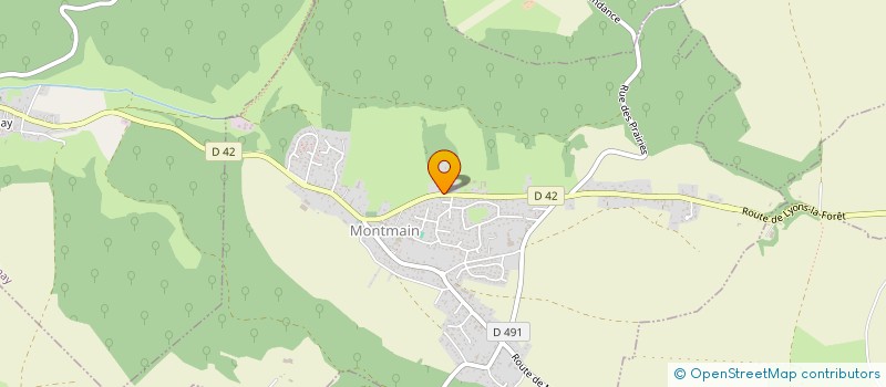 localisation de l'entreprise MONSIEUR ROMAIN TURBOT  MONTMAIN