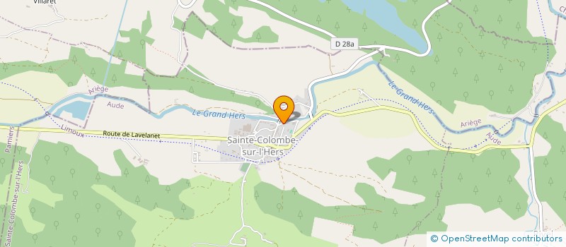 localisation de l'entreprise MONSIEUR ROMAIN TYRODE  SAINTE-COLOMBE-SUR-L'HERS