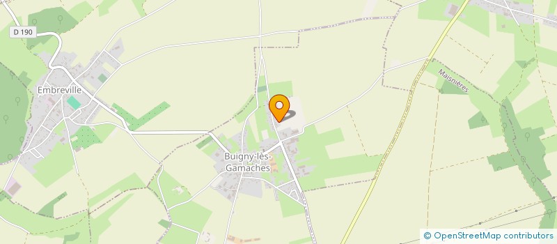 localisation de l'entreprise MONSIEUR ROMAIN VACANDARD  BUIGNY-LES-GAMACHES