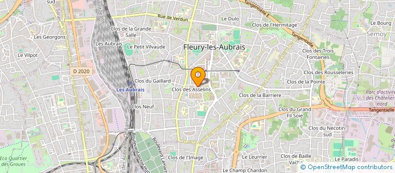 localisation de l'entreprise MONSIEUR ROMAIN VAILLE à FLEURY-LES-AUBRAIS