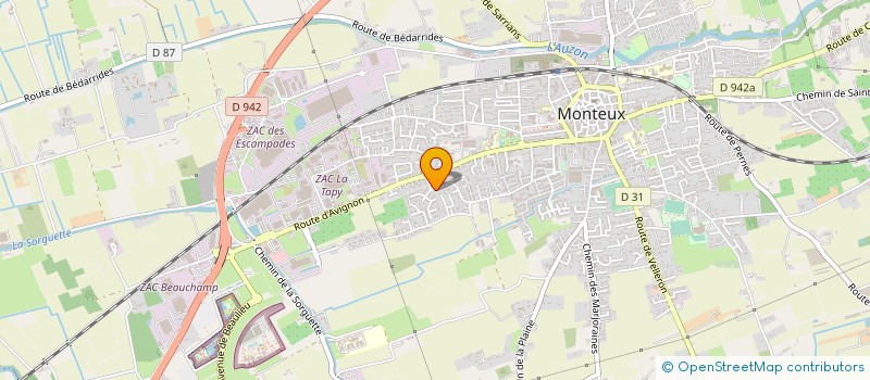 localisation de l'entreprise MONSIEUR ROMAIN VALENCIA  MONTEUX