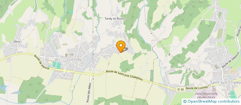 localisation de l'entreprise MONSIEUR ROMAIN VALETTE  LUZINAY