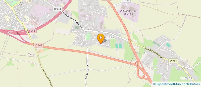 localisation de l'entreprise MONSIEUR ROMAIN VALIN  SAULTAIN