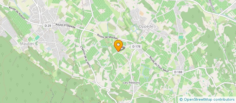 localisation de l'entreprise MONSIEUR ROMAIN VALLADE à OPPEDE