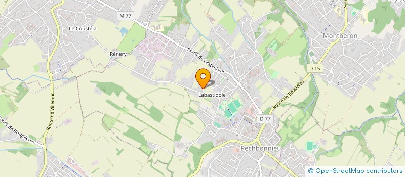 localisation de l'entreprise MONSIEUR ROMAIN VALLEJO  PECHBONNIEU