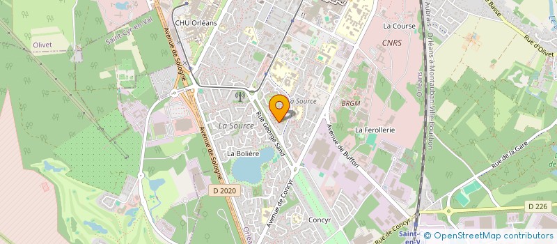 localisation de l'entreprise MONSIEUR ROMAIN VALLET  ORLEANS