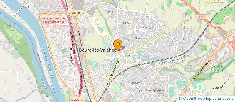 localisation de l'entreprise MONSIEUR ROMAIN VALLON à BOURG-LES-VALENCE