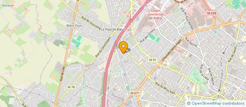 localisation de l'entreprise MONSIEUR ROMAIN VAN-HOOREBEKE  TOURCOING